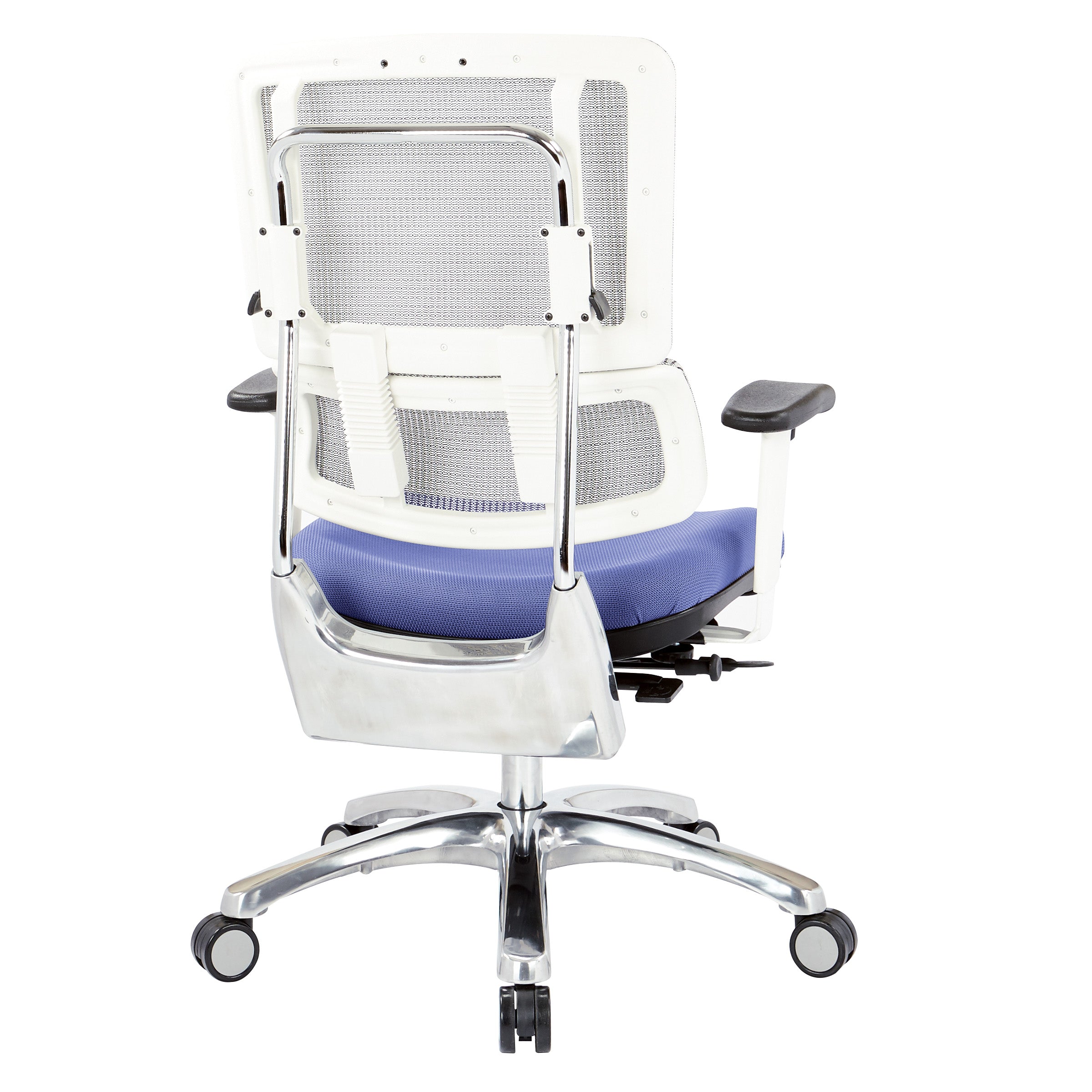 White Vertical Mesh Chair
